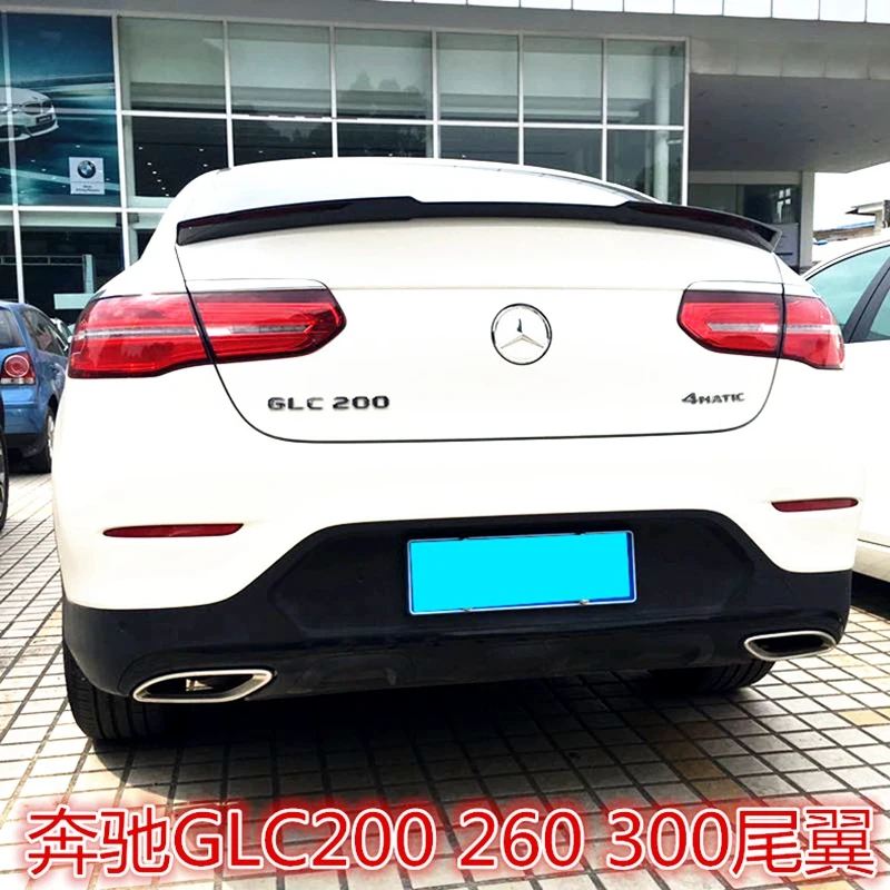 Для Mercedes Benz GLC Coupe- спойлер высокое качество АБС пластик грунтовка цвет задний багажник автомобиля украшение в виде хвостового крыла