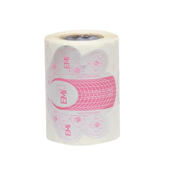 

100 Pcs/Set Nail Form for Acrylic Nail System UV Gel Tip Nails Extension Guide Paper Forms Stickers