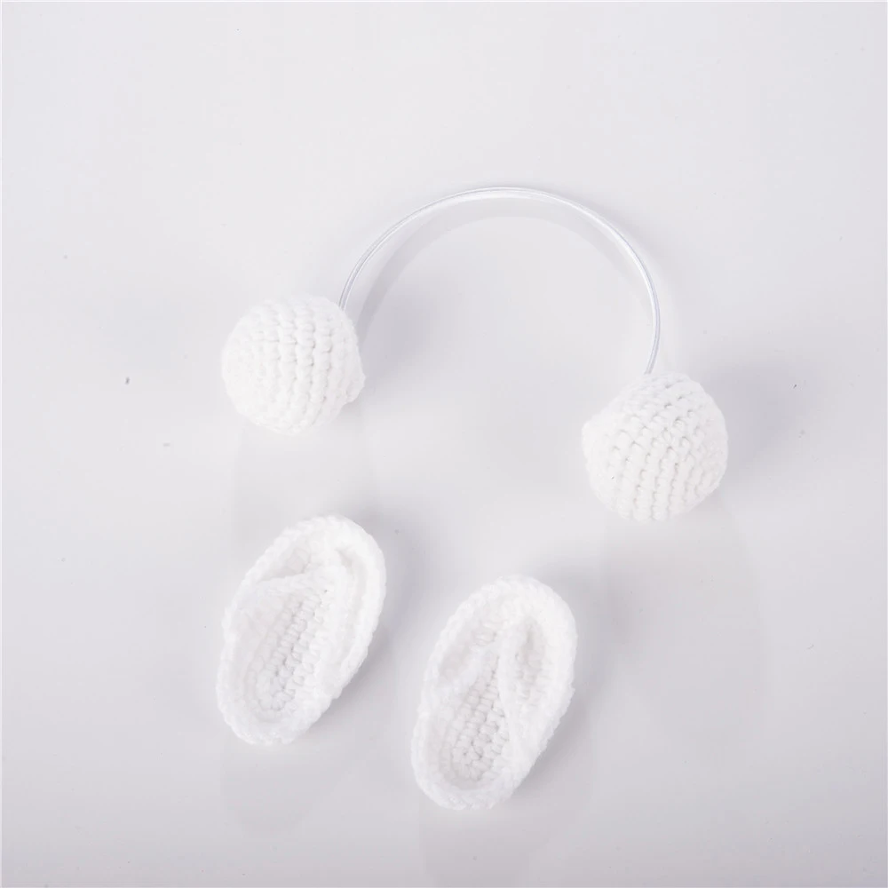 White headset Shoes Дон и Джуди новорожденный реквизит для фотосессии Мини компьютер+ гарнитура+ джентльменский костюм шляпа комплект наряды детские креативные студийные аксессуары для съемки - Цвет: White headset Shoes