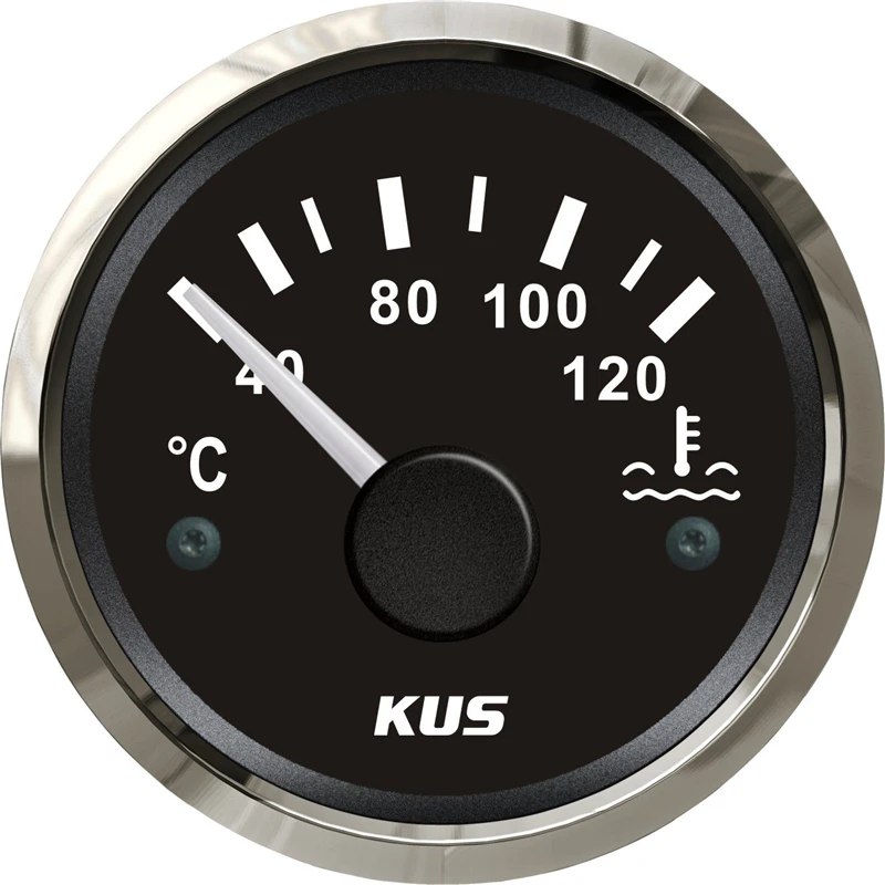 1pc Auto Device Water Temperature Gauges 52mm Pointer Temp Meters 12v / 24v Fit for or Boat Motorcycle Truck Yacht | Автомобили и