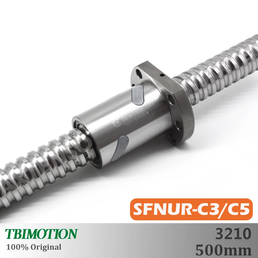 TBI Motion SFNU3210 500 мм SFU C3 C5 заземляющий шариковый винт Профессиональный концевой