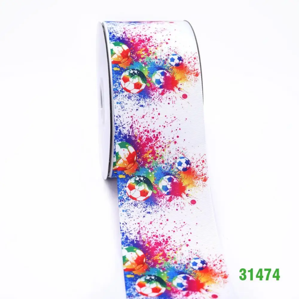 31474 50 ярдов в размер мультфильм ленты напечатанные grosgrain ленты 31474 - Цвет: 31474