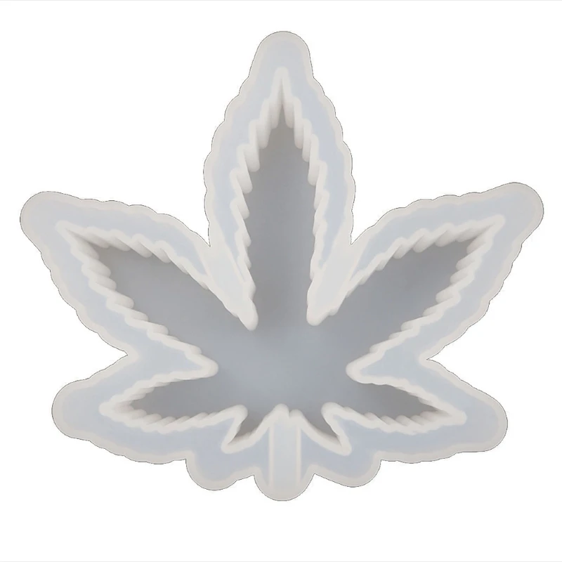 

Weed Silicone Cigar Ashtray Resin Mold Maple Leaf Debowler Ashtray Unbreakable Resin Casting Mold Home Decor Art Crafts