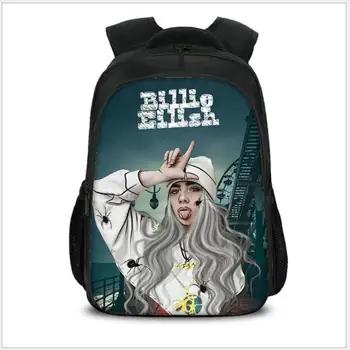 

Billie Eilish Backpack Back To School Bags 16 Inch Children Backpacks Kids Knapsack Girls&Boys Mochila Escolar