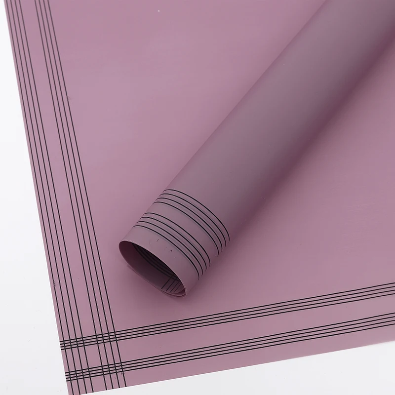 20 шт SINOWRAP пластиковые 60X60 см листы для упаковки цветов товары для цветочных цветов букет оберточная бумага - Цвет: 166 Heliotrope