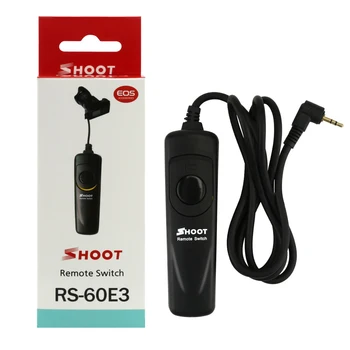 

Cable Photography Stage Shooting Camera Press Metal Plug Shutter Release Timer Remote Control Tool Photo Studio Switch For Canon