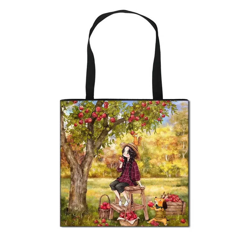 Borsa Da Donna Borsa Bolsa Borsa Da Donna Borsa A Tracolla Borsa Da Cartone Animato Borsa Da Supermercato In Poliestere Borsa Per File Di Grande Capac