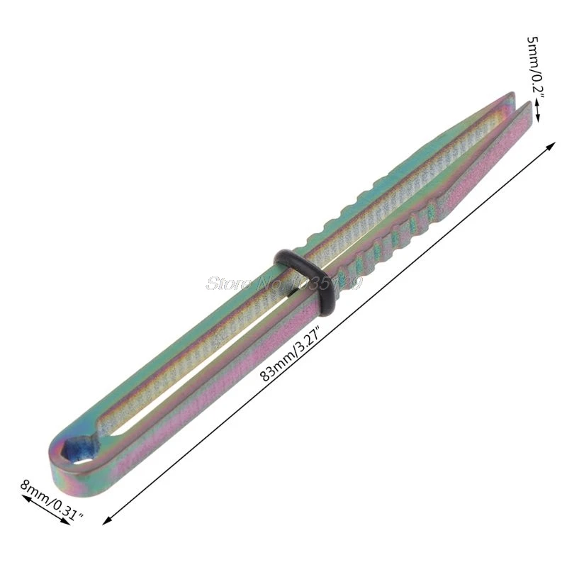 Титановый Пинцет TC4 Ti EDC зажим для зубчатой передачи зажимной карман для гаджетов многофункциональный дорожный зажим мини инструмент Походный походный уличный инструмент