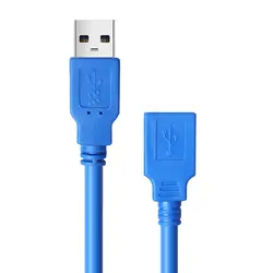 3 м на очень высоком Скорость USB 3.0 5 Гбит/M/F мужчин и женщин удлинитель провода для концентратора /клавиатура/Мышь/гарнитура-1pcs-blue