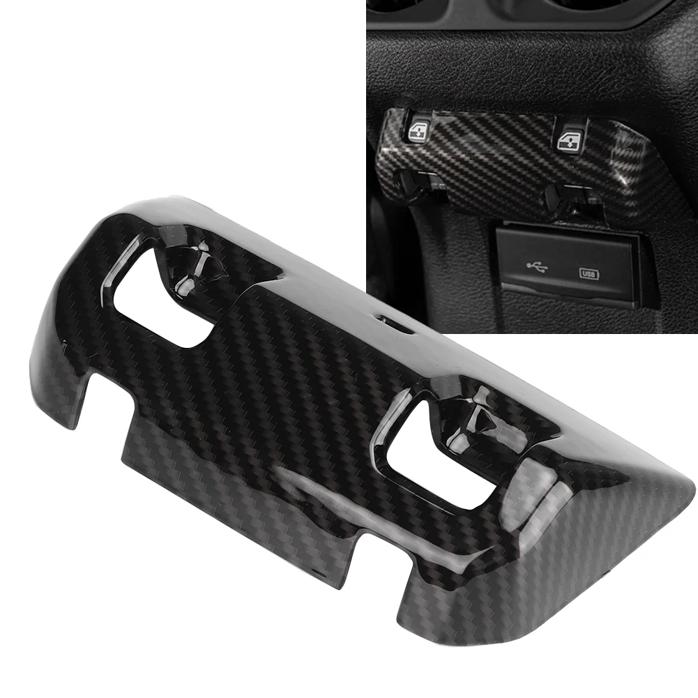 Задний оконный переключатель из углеродного волокна текстурированное покрытие