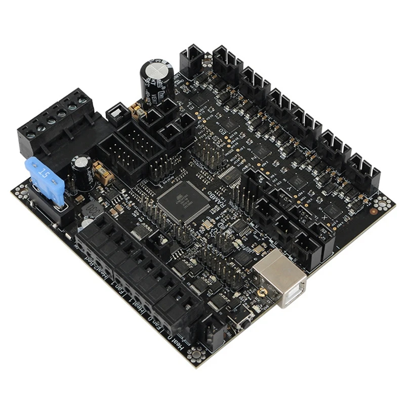 3D Printer RAMBo 1.4 Motherboard Integrated Board+2004LCD Screen Main Control Board Kit for Lulzbot Taz6