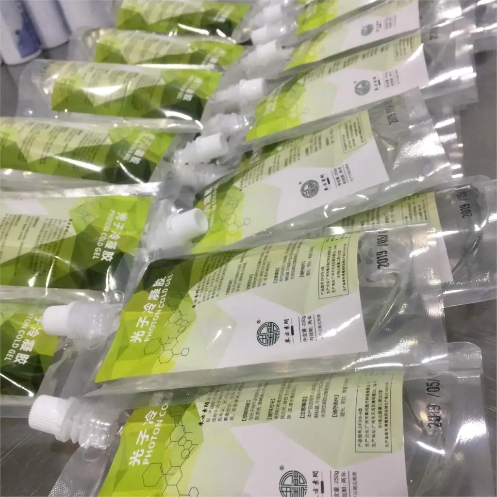 250g photon cold gel ice point hair removal gel conductive 808E light opt into cold gel