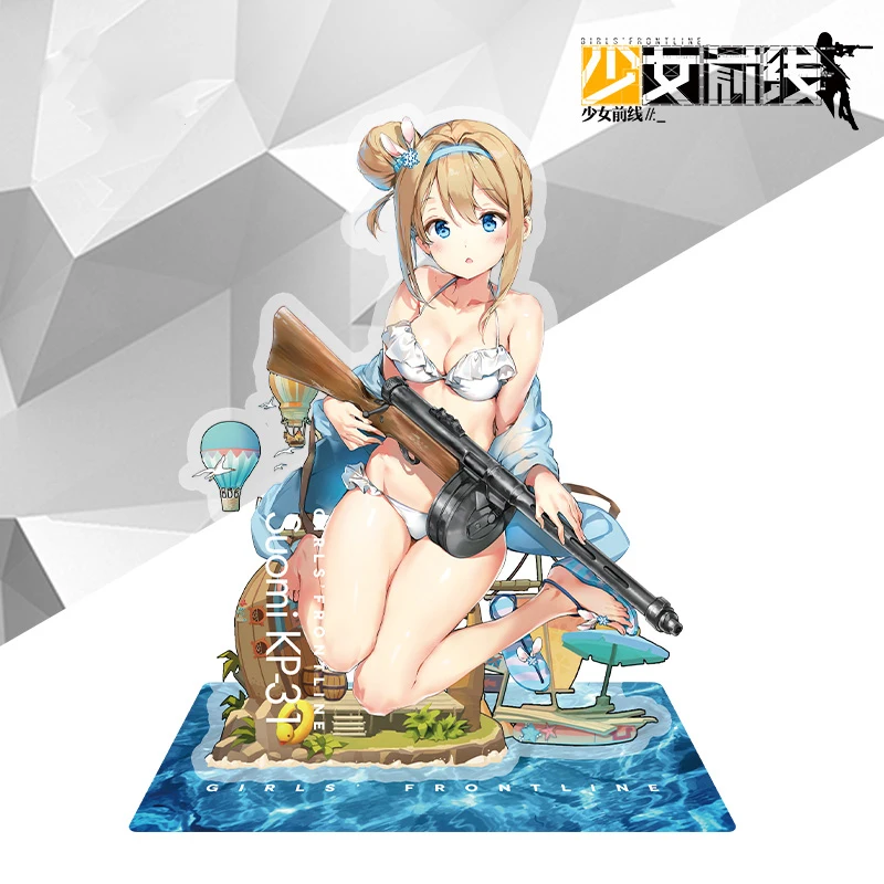 Аниме игра девушки фронтлин WA2000 G28M37 NTW M1903 купальник Косплей акриловая подставка фигурка модель тарелка стол Декор коллекционный подарок