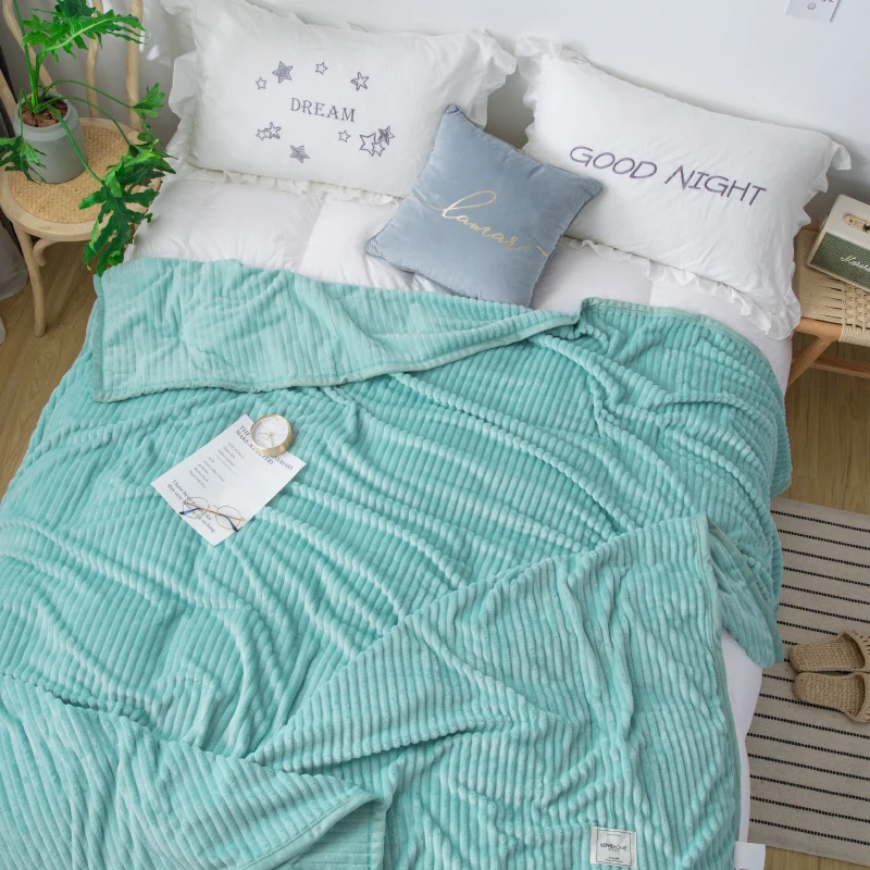 LREA зима плед полярная ткань покрывало одеяла голубое одеяло для кроватей и Диванный домашний декор флис подтягивает комфортную кожу