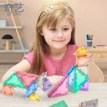 

Qiyi 3D Magnetic Tangram Toys Smooth Jigsaw Puzzle Fun Educational Kids Games Toys Gift QIYI Magic Cube Puzzle Building Cubes
