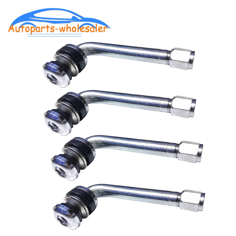 4 Pcs lot Car 90 degree angled size XL Universal Various Models 6CM 2.5 Chrome