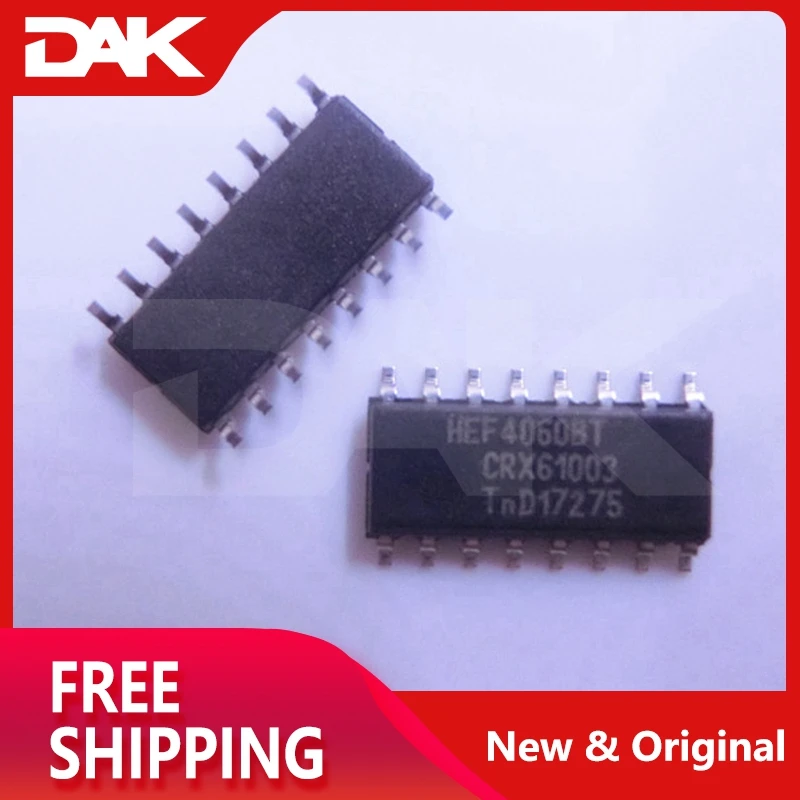 10 шт. HEF4060BT SOP-16 14-stage ripple-carry бинарный счетчик/делитель и осциллятор IC чип