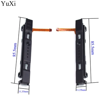 

YuXi L R LR Slide Left Right Sliders Railway replacement for switch NS Console Rail for NS Joy-con Controller track Slider