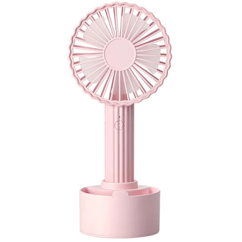 Pink Портативный мини-вентилятор в форме кактуса 1200 мАч с аккумулятором USB 3,7 в перезаряжаемый мини Usb вентилятор с 3 регулируемыми скоростями - Цвет: Pink