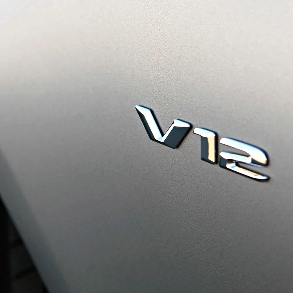 DSYCAR 1 шт. Модный 3D металлический V12 автомобильный боковой брызговик задний