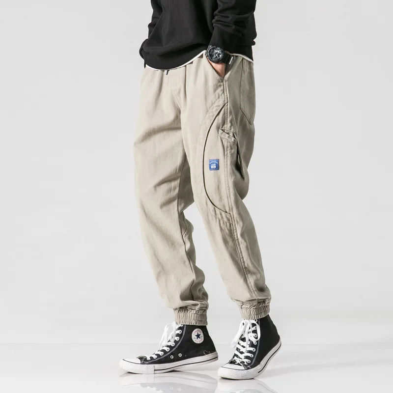 

Vertical Ze Produced 18aw National Trends Arc Joint MEN'S Casual Pants Japanese-style Trend Skinny Pants Fashion Man Harem Pants