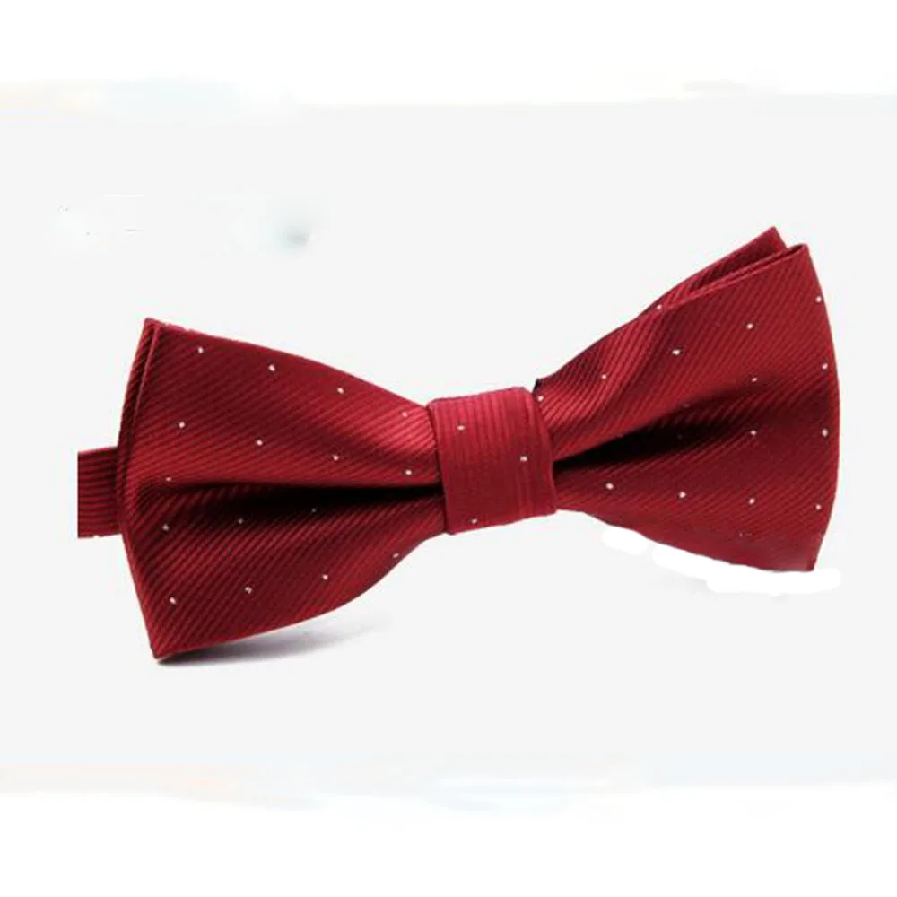 wine red Модная детская одежда с галстуком-бабочкой для маленьких мальчиков; аксессуары; Однотонная рубашка джентльмена; Бабочка; Прямая поставка - Цвет: wine red