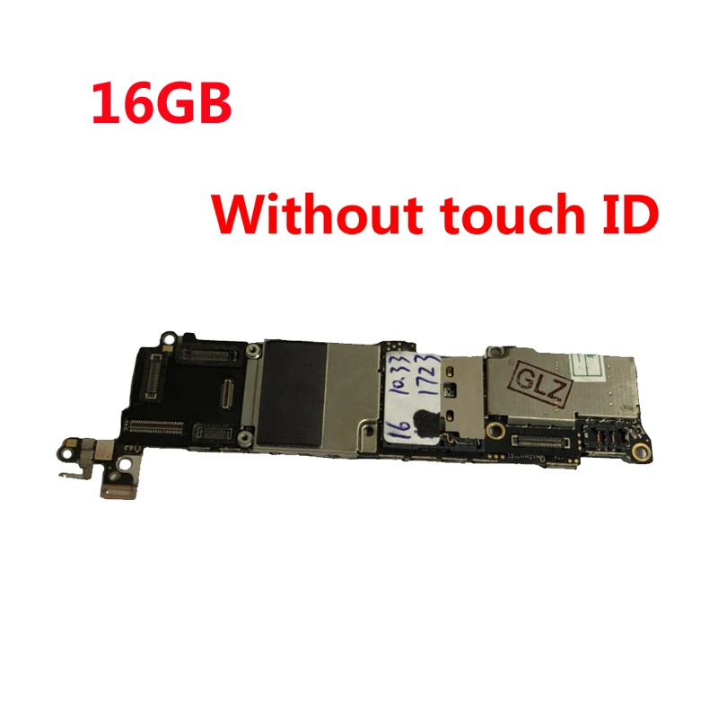 16GB - NO Touch ID Full Function Original motherboard for iphone 5SE SE 16GB 32GB 64GB worldwide unlocked IOS System mainboard with / NO touch ID - Color: 16GB - NO Touch ID