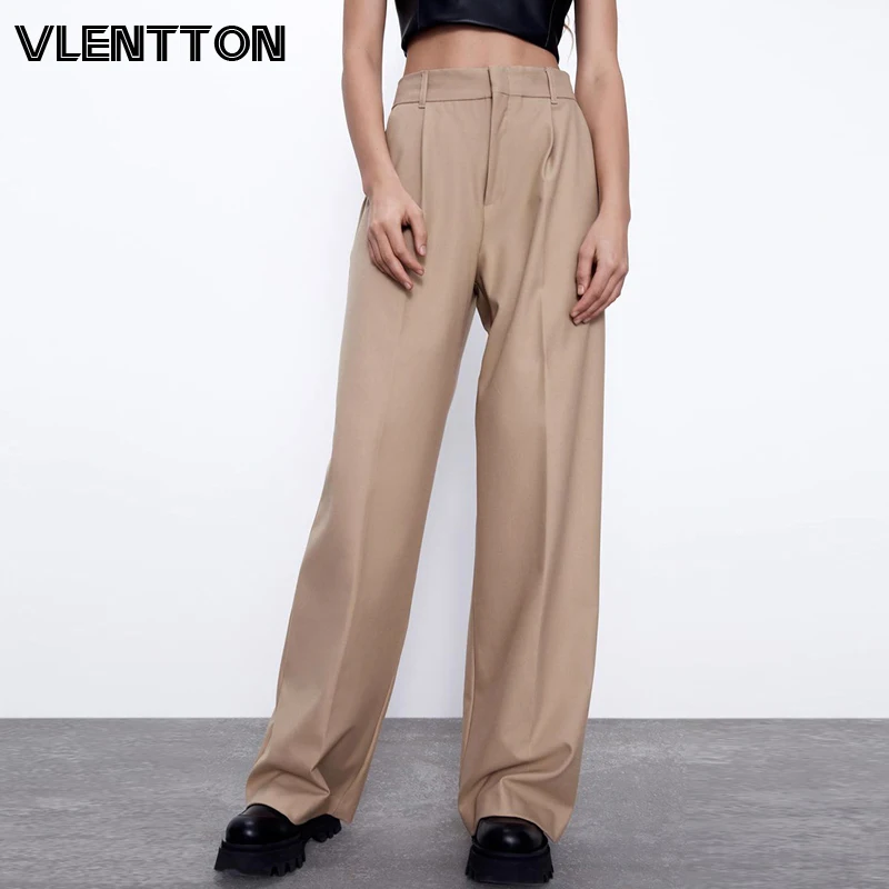 2020 Spring Summer Elegant Office Wide Leg Pants Women Solid Casual Loose High Waist Long Trousers Female Pantalones Mujer 2020 Spring Summer Elegant Office Wide Leg Pants Women Solid Casual Loose High Waist Long Trousers Female Pantalones Mujer
