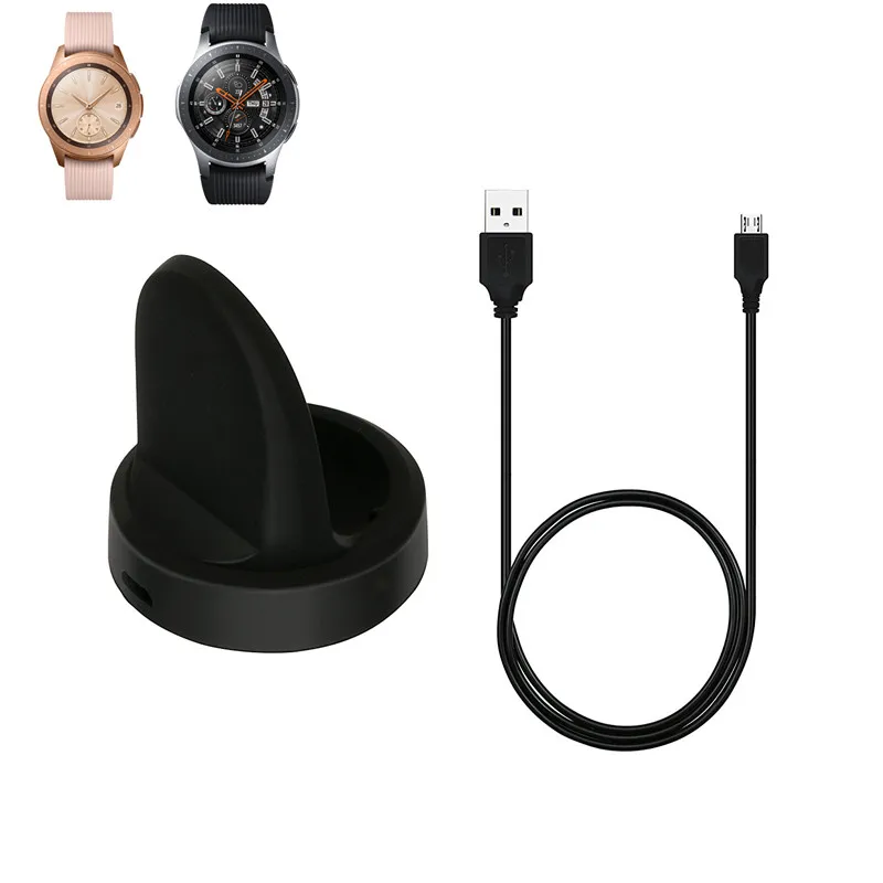 Samsung Galaxy Watch 42 мм 46 спортивный Смарт-часы кабель Зарядное устройство USB колыбель