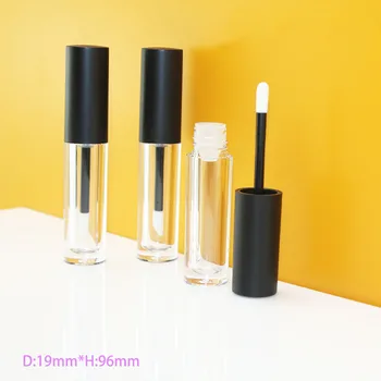 

3ml Empty Plastic Lip Balm Tube Lipstick Mini Sample Cosmetic Container With Cap Transparent Pe Lip Gloss Tubes