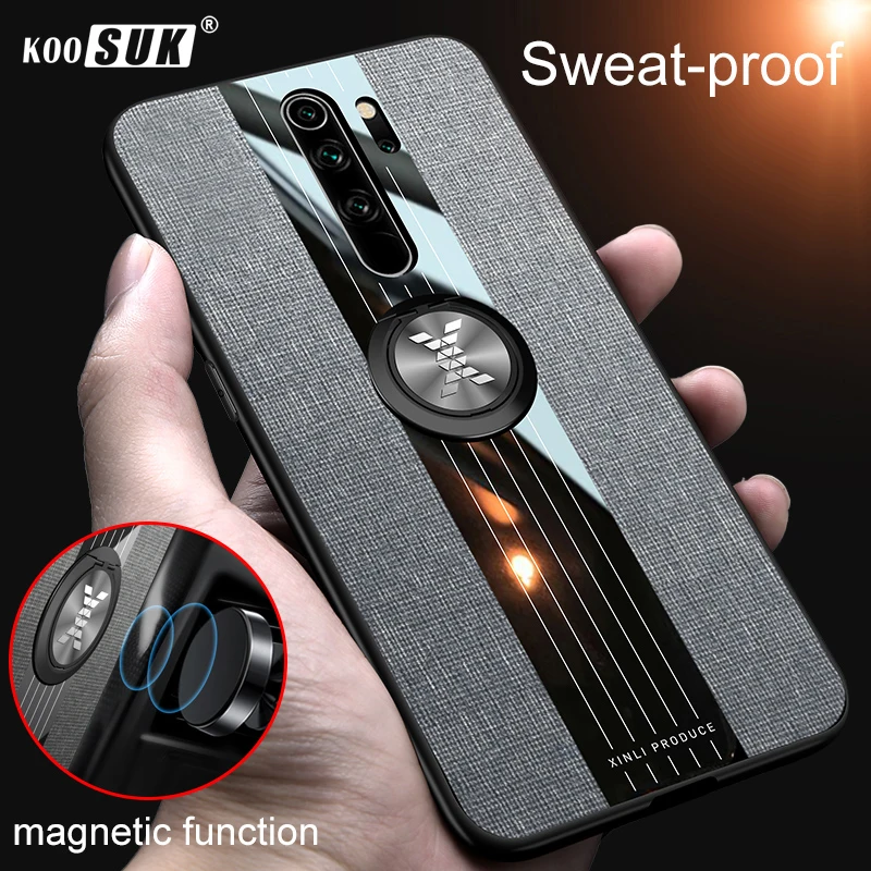 Оригинальный чехол Koousk для Xiaomi Redmi Note 8 Pro 8T 8A держатель-кольцо на палец задняя