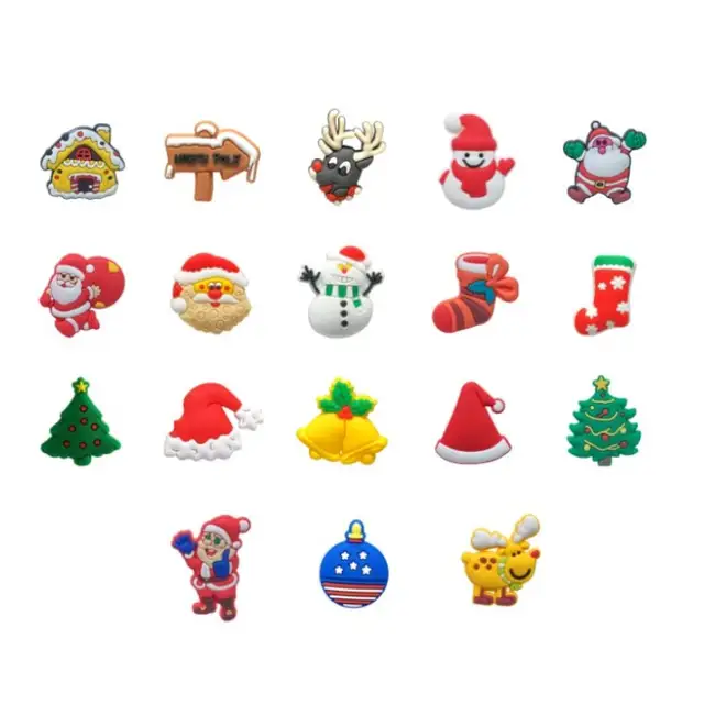 christmas croc charms