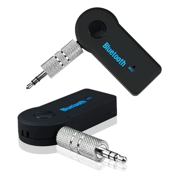 

3.5MM Jack AUX Audio MP3 Music Bluetooth Receiver Car Kit Wireless Handsfree Speaker Headphone Adapter USB For Iphone