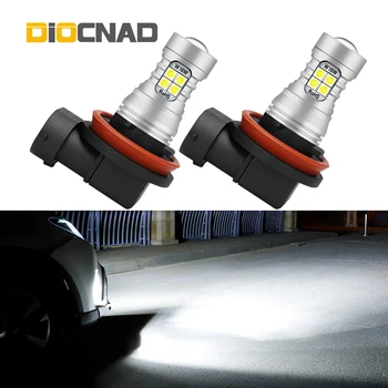 

1pcs Car LED Fog Light H8 H11 H16 9006 HB4 PSX24W 9005 HB3 H10 Auto Bulb Lamp Canbus For lada vesta granta niva citroen c4 c5 c3