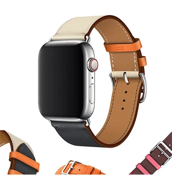 

Iwatch Leather Strap Fashion New A pple Smart Strap A pple Watch 4 3 2 1 for A pple Watch Strap 44mm 42mm 40mm 38mm