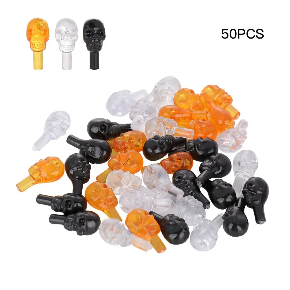 50Pcs Plastic Ceramic Christmas Tree Embellishment Multicoloured Lamp Haloween Bar Party Favors | Дом и сад