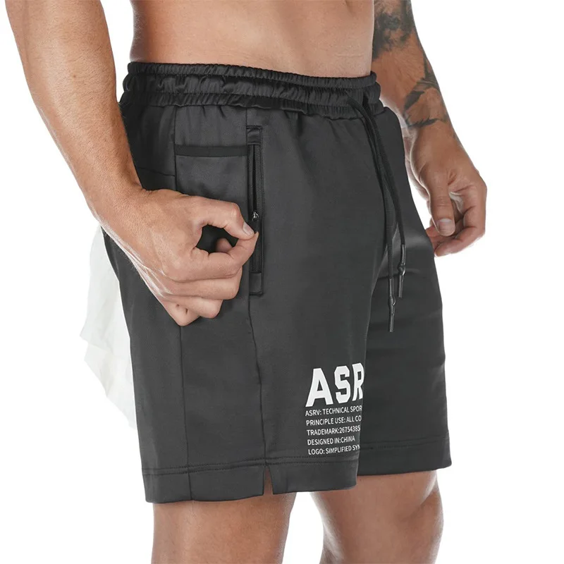 

American New brand Men Sport work out Shorts Bodybuilding Sweat Shorts towel Fitness Short Jogger Gyms Men AS Print Shorts 3XL