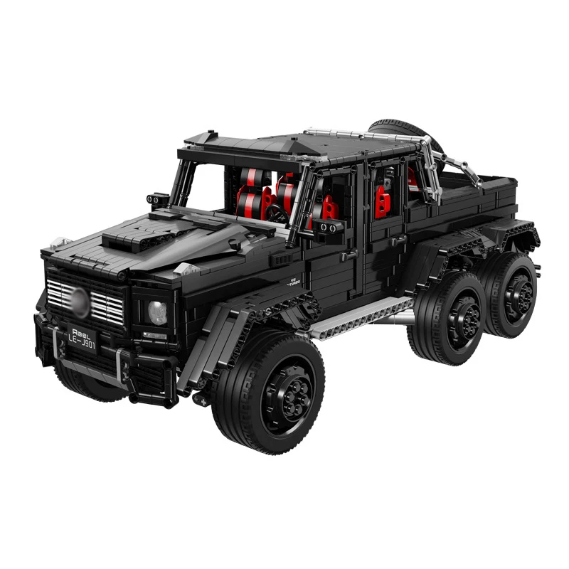 LE-J901 3300PCS Technic kits MOC 2425 G63AMG 6X6 LAND CRUISER Set Model Building Blocks Bricks Children's Christmas legao Toys