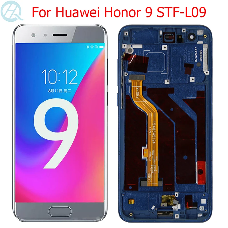 Оригинальный ЖК дисплей для Huawei Honor 9 с рамкой 5 15 &quotдля STF L09 AL00 сенсорный экран
