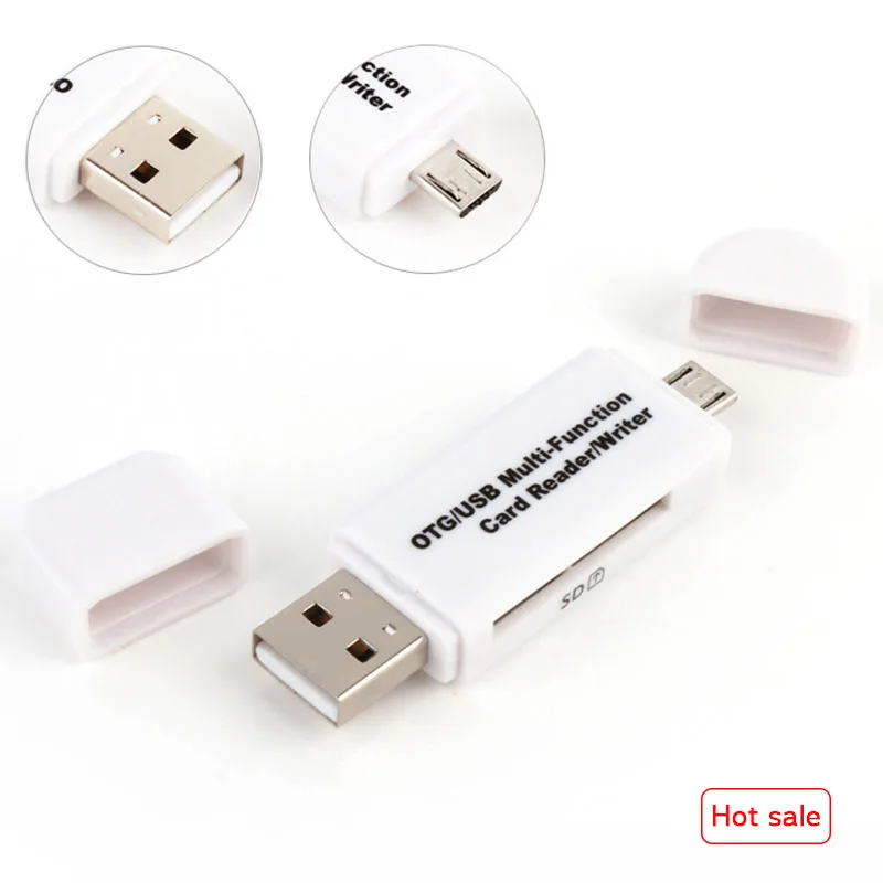 Адаптер для карт type C и Micro USB OTG 3 в 1 USB-C-ридер флеш-накопитель TF разъем для чтения мобильного телефона ПК Mac компьютера - Цвет: As show