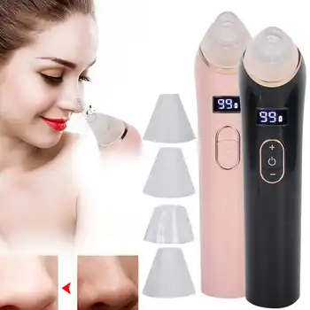 

Blackhead Removal Machine Portable Pore Cleaner Deep Cleaning Electric Face Cleaner Vacuum Suction Beauty Device With 4pcs Heads
