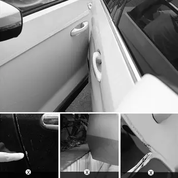 

Transparent Car Door Anti-collision Strip Hidden Nano Body Film Glue Protective Anti-Scratch Anti-Tread Door Strip