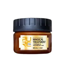 60 мл Магическая лечебная маска для PURC 5 секунд восстановление повреждений восстановление мягких волос для всех типов волос Кератиновое лечение волос и кожи головы
