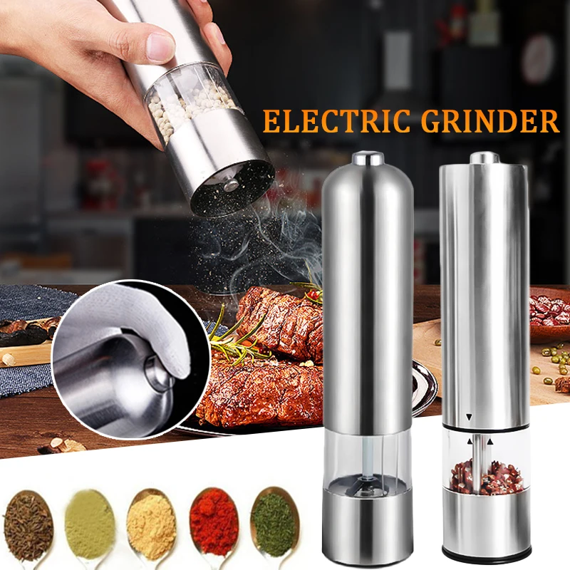 Электрический перец мельница соль шлифовальный блок регулируемый вибратор