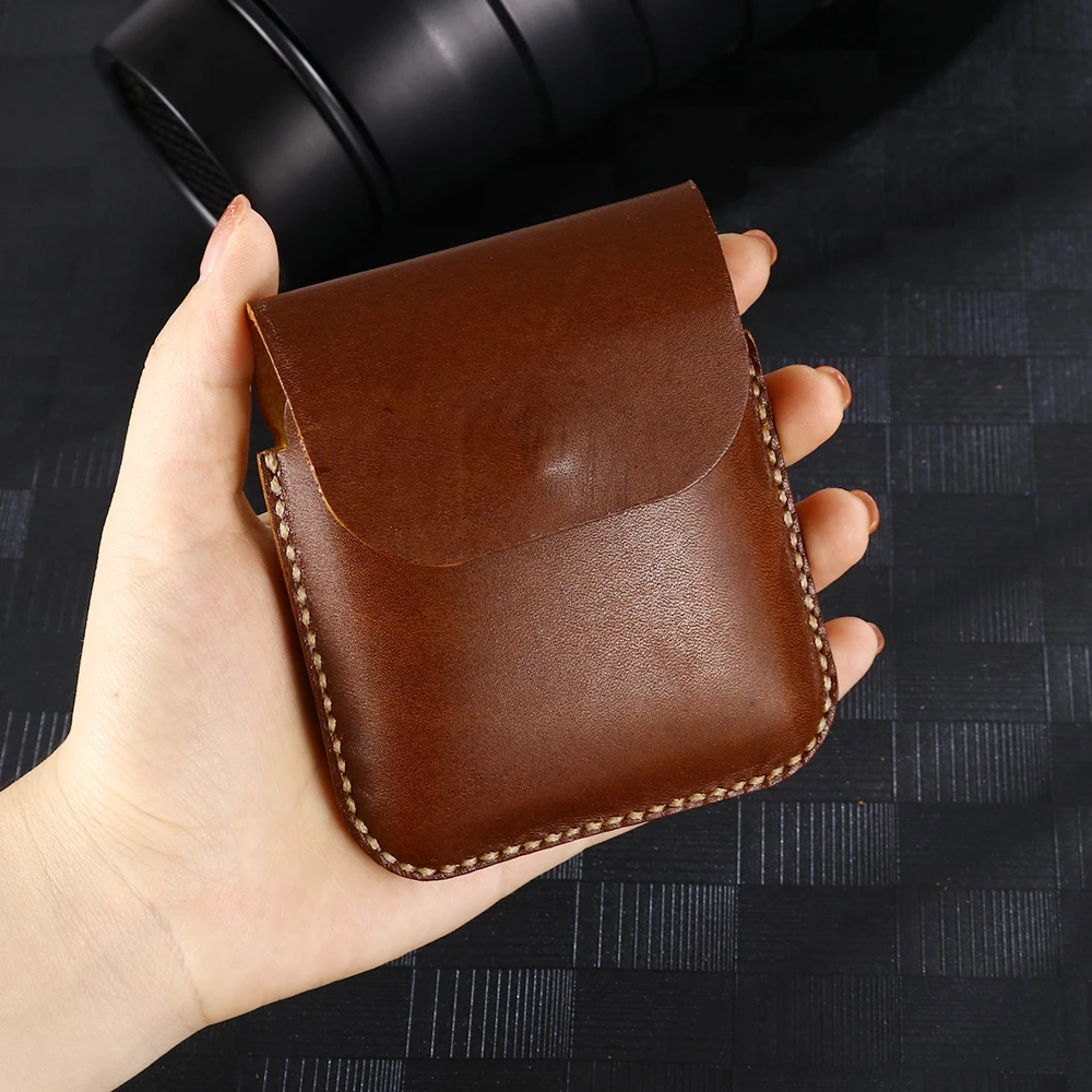 Smartphone Case Belt Clip Mobile Phone Bag Holster Genuine Leather Case For Samsung Galaxy Z Flip Cover Phone waist Bag