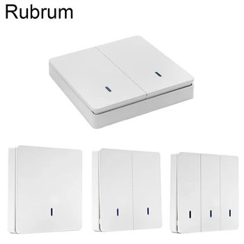 

Rubrum Wireless Remote Control Switch Controller AC 110V 220V Receiver 433mhz Wall Remote Transmitter Hall Bedroom Ceiling Light