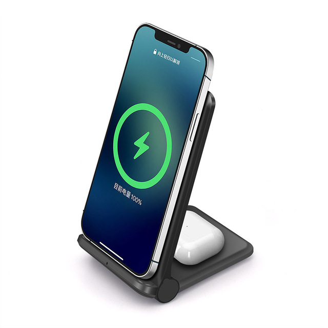 3 in 1 Wireless Charger for iPhone 13 12 11 XS XR X 8 Apple Watch 7 6 SE Airpods Pro Fast Charging Stand For Samsung S20 S10