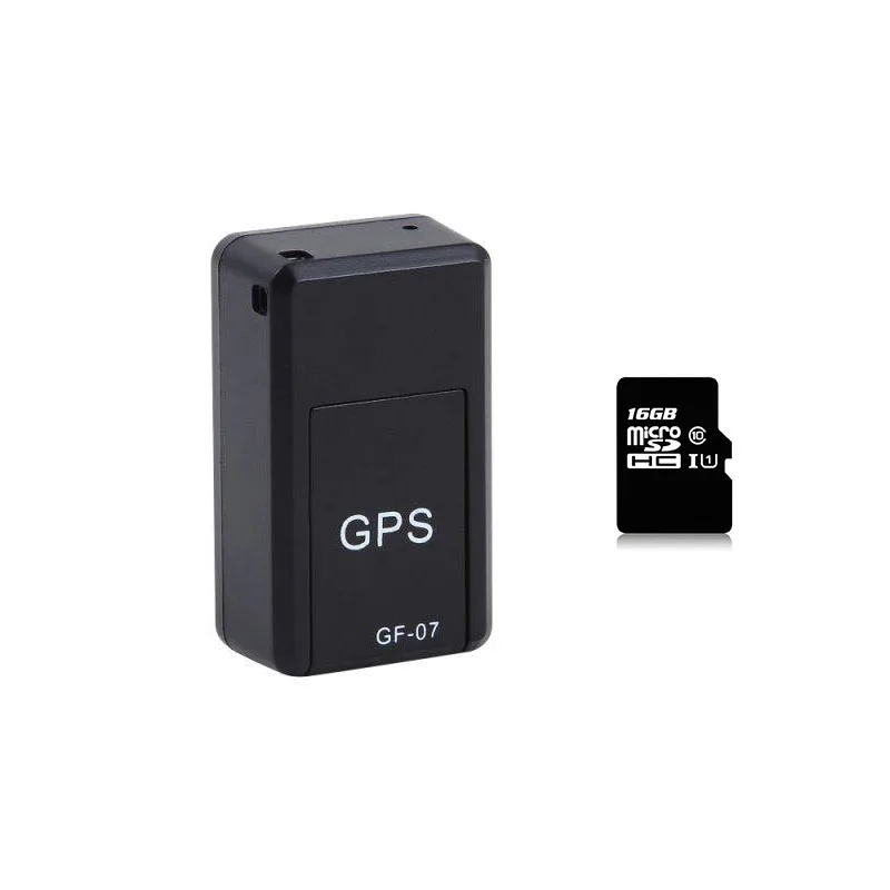 Мини gps трекер Автомобильный gps локатор Противоугонный трекер Автомобильный gps трекер анти-потеря записи отслеживающее устройство Голосовое управление может записывать - Цвет: 16G SD Card