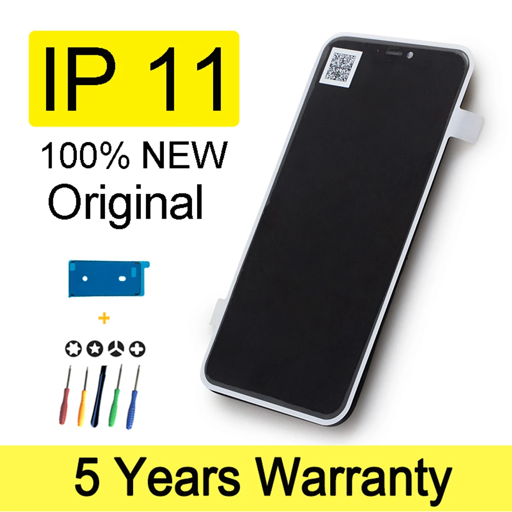 100% Original New Lcd For Iphone 11 Display Touch Screen With Metal Sheets  Replacement Factory Screen For Iphone 11 Pro Max Lcd - Mobile Phone Lcd  Screens - AliExpress