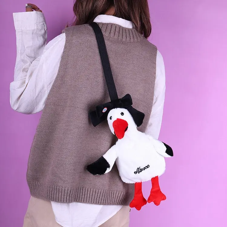 

Repeat Chicken Autumn And Winter Small Bag Women's 2018 New Style Cartoon Plush Shoulder Bag Shoulder INS Fashion Maomao Bag